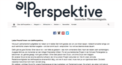 Desktop Screenshot of dieperspektive.ch