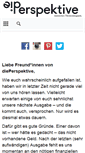 Mobile Screenshot of dieperspektive.ch
